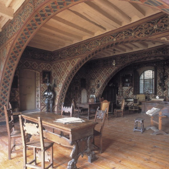 Museo "Studio di vetrate artistiche Moretti Caselli", interno